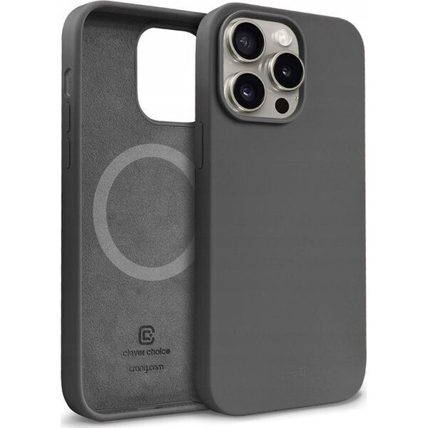 Crong Etui Crong Color Cover Magnetic Apple iPhone 15 Pro MagSafe tytanowy 13316249 5904310704502