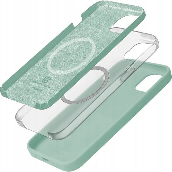 Crong Crong Color Cover Magnetic - Etui iPhone 15 MagSafe (miętowy) 13316262 5904310704427