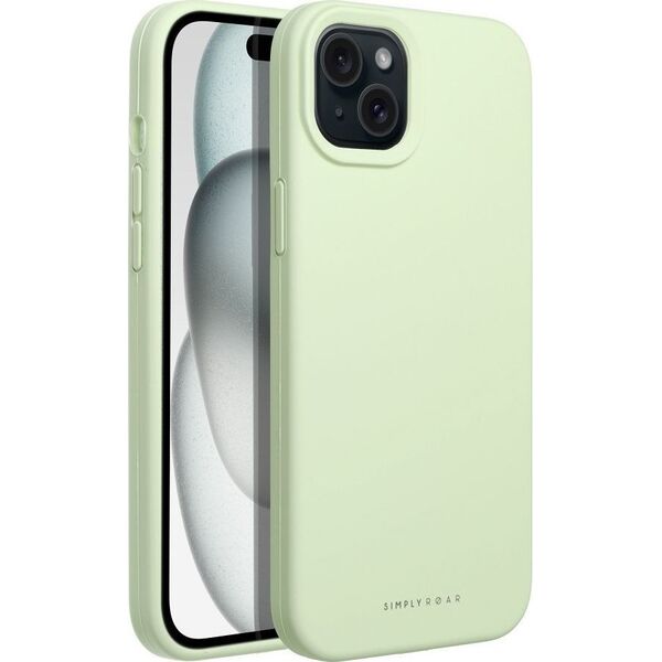 ROAR Futerał Roar Cloud-Skin - do iPhone 15 Plus Jasnozielony 13318662 5903396249587