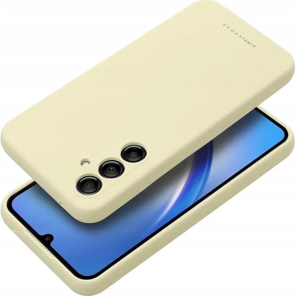 ROAR Futerał Roar Cloud-Skin - do Samsung Galaxy A34 5G Jasnożółty 13318691 5903396249518