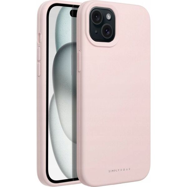 ROAR Futerał Roar Cloud-Skin - do iPhone 15 Plus Jasnoróżowy 13318692 5903396249594