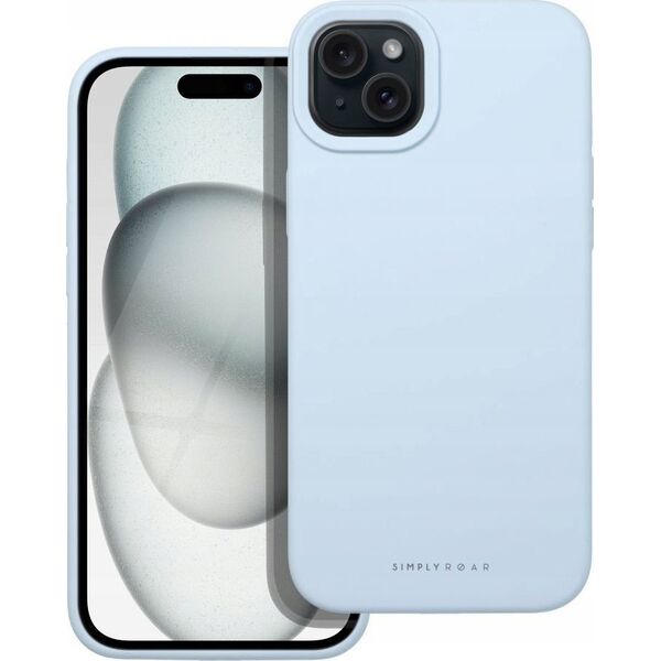 ROAR Futerał Roar Cloud-Skin - do iPhone 15 Plus Jasnoniebieski 13318701 5903396249686