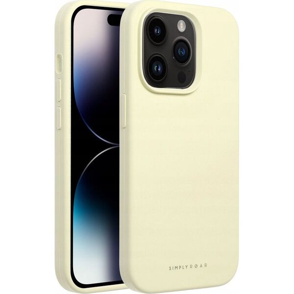 ROAR Futerał Roar Cloud-Skin - do iPhone 14 Plus Jasnożółty 13318707 5903396249709