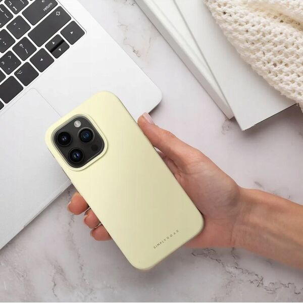 ROAR Futerał Roar Cloud-Skin - do iPhone 14 Plus Jasnożółty 13318707 5903396249709