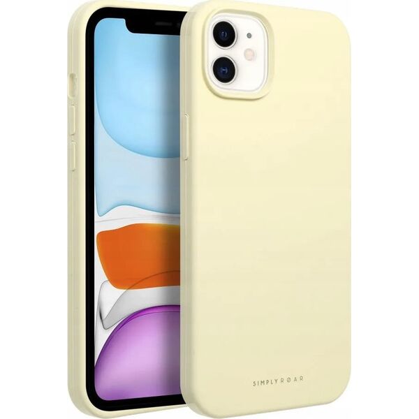 ROAR Futerał Roar Cloud-Skin - do iPhone 11 Jasnożółty 13318719 5903396250583