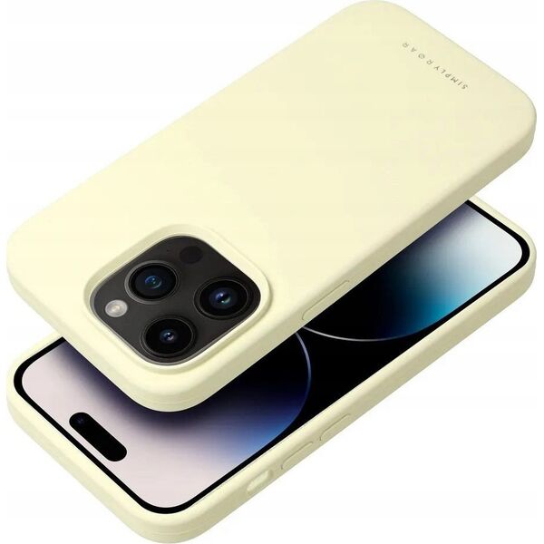 ROAR Futerał Roar Cloud-Skin - do iPhone 15 Plus Jasnożółty 13318726 5903396249617