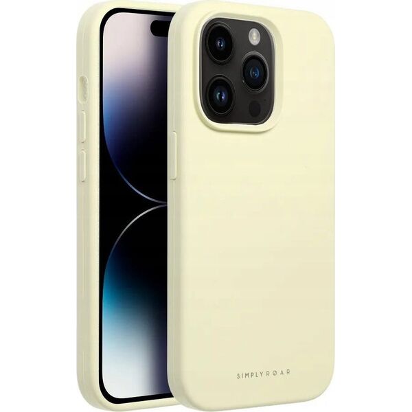 ROAR Futerał Roar Cloud-Skin - do iPhone 15 Plus Jasnożółty 13318726 5903396249617