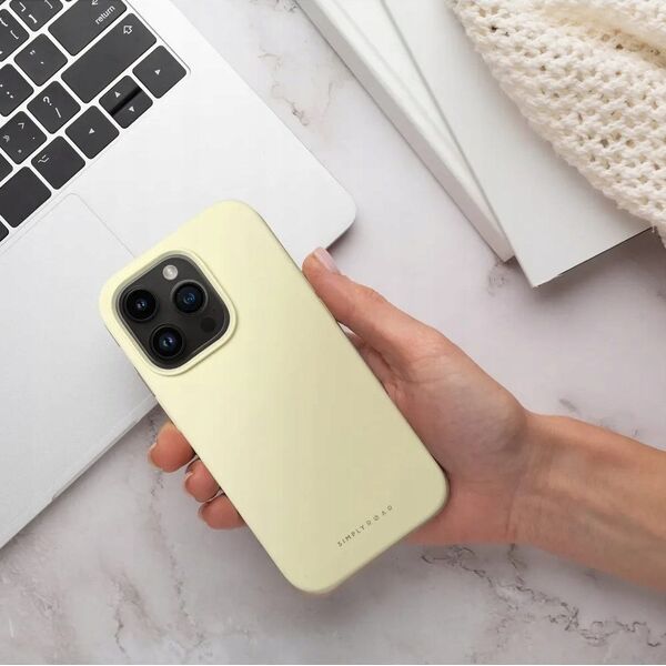 ROAR Futerał Roar Cloud-Skin - do iPhone 15 Plus Jasnożółty 13318726 5903396249617