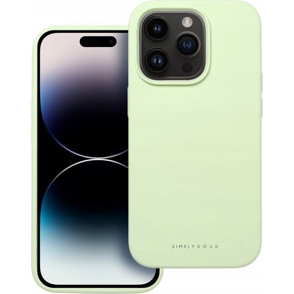 ROAR Futerał Roar Cloud-Skin - do iPhone 15 Pro Jasnozielony 13318727 5903396249600