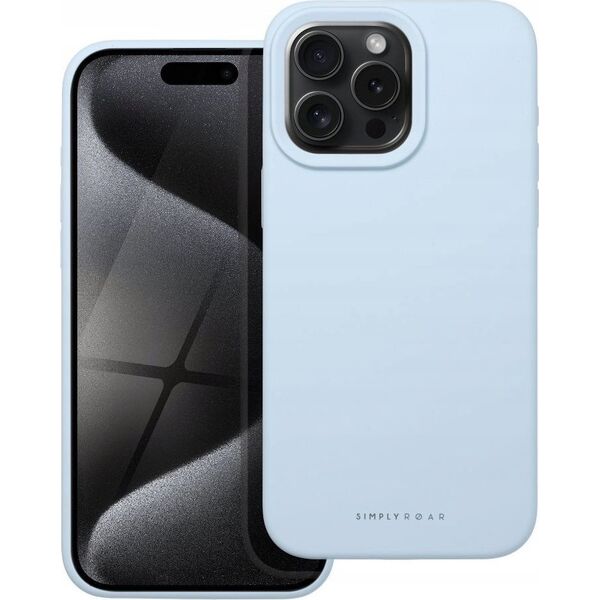 ROAR Futerał Roar Cloud-Skin - do iPhone 15 Pro Max Jasnoniebieski 13318729 5903396249563