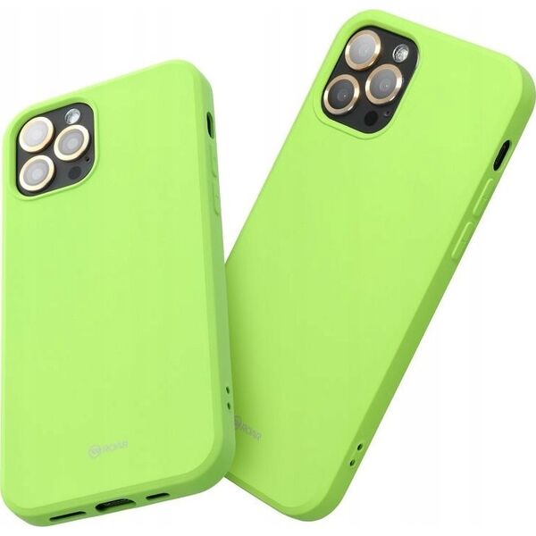 ROAR Futerał Roar Colorful Jelly Case - do iPhone 15 Limonka 13318755 5903396246944