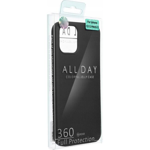 ROAR Futerał Roar Colorful Jelly Case - do iPhone 15 Pro Max Czarny 13318788 5903396246890