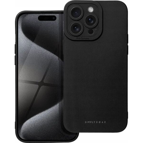 ROAR Futerał Roar Luna Case - do iPhone 15 Pro Max czarny 13318794 5903396246678