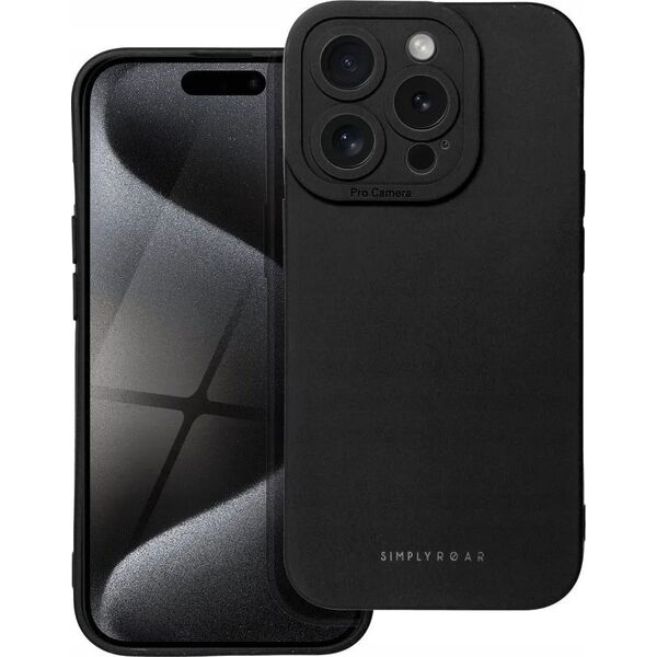 ROAR Futerał Roar Luna Case - do iPhone 15 Pro czarny 13318797 5903396246685