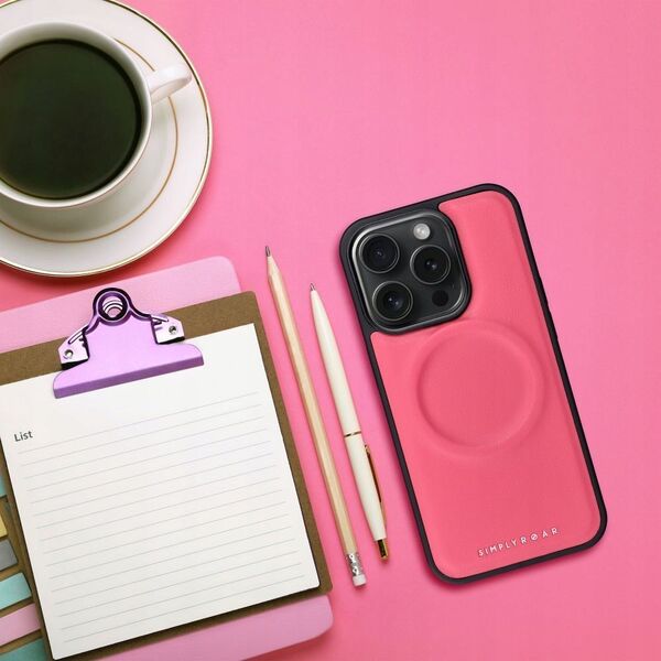 ROAR Futerał Roar Mag Morning Case - do iPhone 15 Pro Max Różowy 13319211 5903396244254
