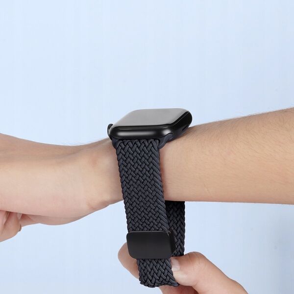 Dux Ducis DUX DUCIS pasek MIXTURE PRO pleciony do Apple Watch 42 / 44 / 45 / 49 mm szary 13321071 6934913022054