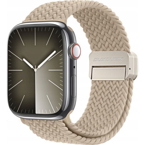 Dux Ducis DUX DUCIS pasek MIXTURE PRO pleciony do Apple Watch 42 / 44 / 45 / 49 mm beżowy 13321083 6934913022030