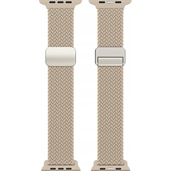 Dux Ducis DUX DUCIS pasek MIXTURE PRO pleciony do Apple Watch 42 / 44 / 45 / 49 mm beżowy 13321083 6934913022030