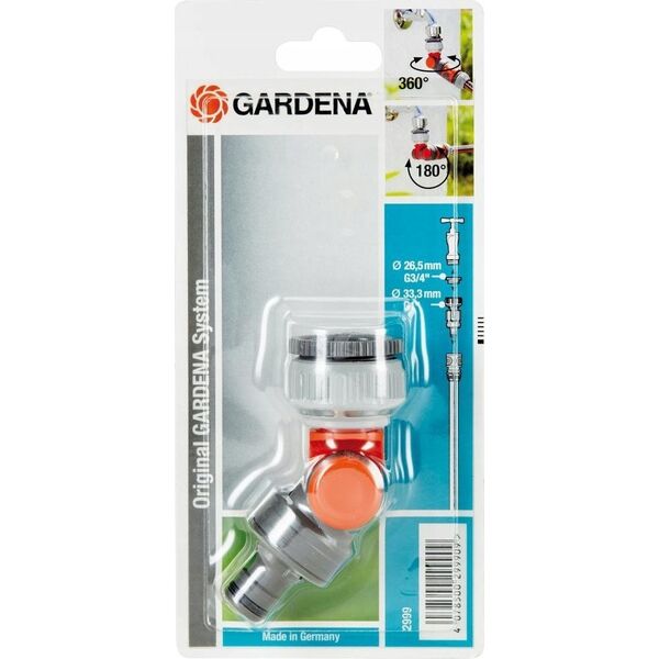 Gardena Gardena 2999-20 złącza węży ogrodowych Szary, Pomarańczowy 1 szt. 13328274 4078500299909