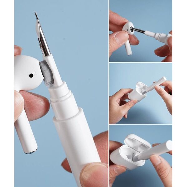 Hurtel Zestaw do czyszczenia słuchawek AirPods biały HURTEL 13330506 9145576277911