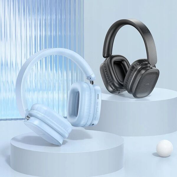 Słuchawki Hoco HOCO słuchawki bezprzewodowe bluetooth nagłowne W51 niebieskie 13331798 6942007619622