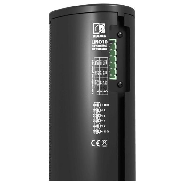 Kolumna Audac AUDAC LINO10/B Głośnik kolumnowy 10 x 2", wersja czarna 13332413 5414795044982