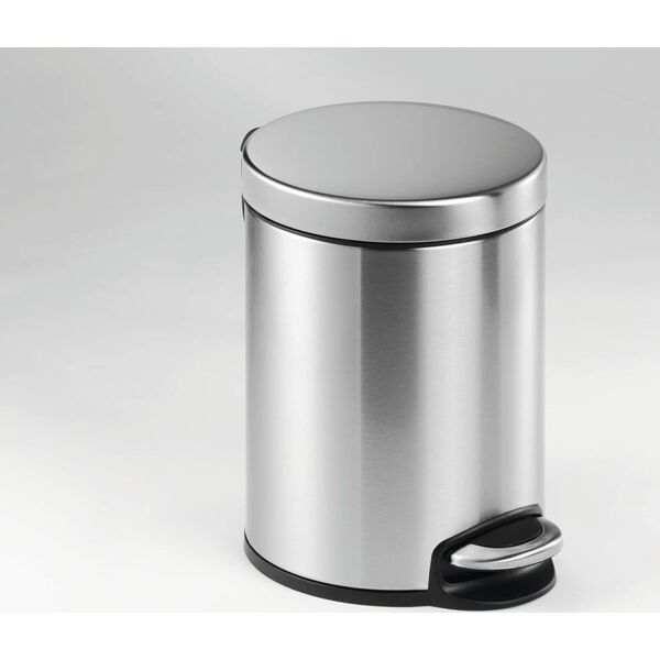 Durable DURABLE Treteimer Kosmetikeimer Edelstahl rund 5 13332899 4005546301969