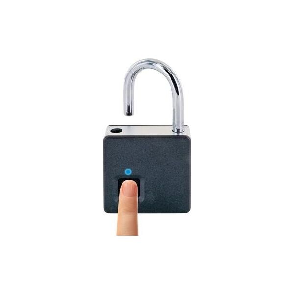 Schwaiger Schwaiger Fingerprint Schloss m. Stahlbügel + Notfallschlüss 13333068 4004005715958