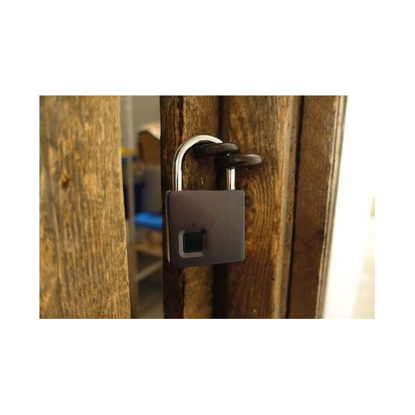 Schwaiger Schwaiger Fingerprint Schloss m. Stahlbügel + Notfallschlüss 13333068 4004005715958