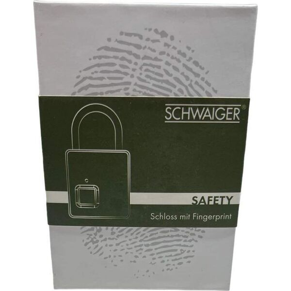 Schwaiger Schwaiger Fingerprint Schloss mit Stahlbügel 13333077 4004005715941
