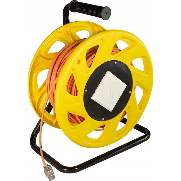 LogiLink LogiLink 500 MHz Netzwerkkabel auf Trommel,Cat6A 60M,orange 13333233 4052792039856