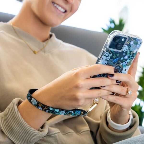 Rifle Paper Rifle Paper Phone Wristlet - Uniwersalna smyczka do telefonu (Garden Party Blue) 13335660 840171723908