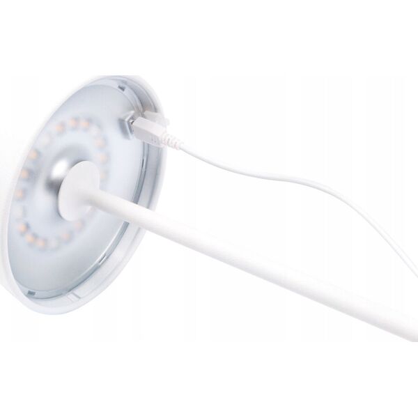 Lampa stołowa Schwaiger Schwaiger LED Tischleuchte Akku 200Lm RGB 380mm weiß 13336149 4004005035551