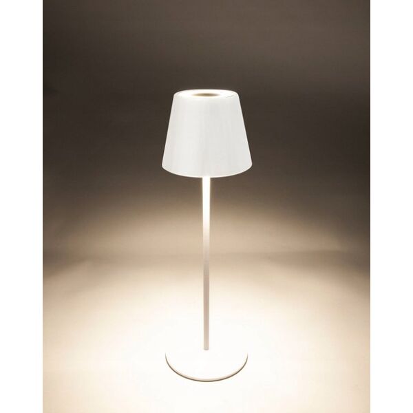 Lampa stołowa Schwaiger Schwaiger LED Tischleuchte Akku 200Lm RGB 380mm weiß 13336149 4004005035551