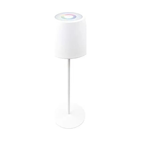 Lampa stołowa Schwaiger Schwaiger LED Tischleuchte Akku 200Lm RGB 380mm weiß 13336149 4004005035551