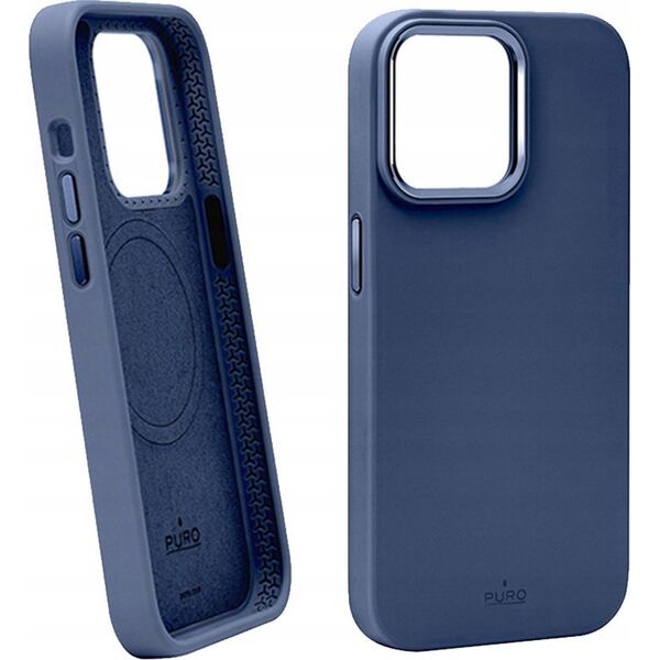 Puro PURO ICON MAG PRO - Etui iPhone 15 Pro Max MagSafe (Dark Blue) 13336410 8018417455810