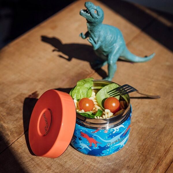 Quokka Quokka Whim Kids Food Jar - Lunchbox termiczny / termos obiadowy dla dzieci 369 ml (Dinosaur) 13336573 8412497400966