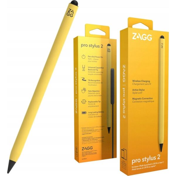 Rysik Zagg International ZAGG Pro Stylus2 - pencil do Apple iPad (yellow) 13336587 840056188600