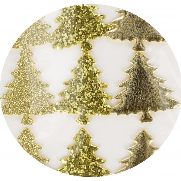 Craft with Fun OZDOBA BN NAKLEJKI CHOINKA ZL 9SZT CF 12/288 13337006 5904335883046