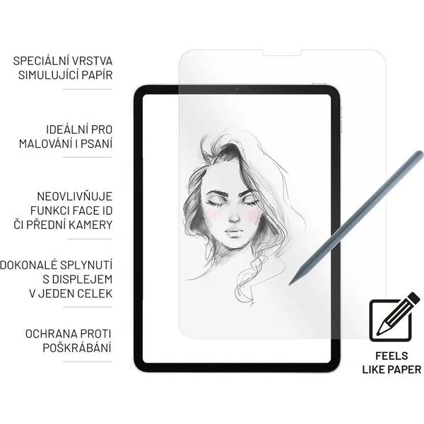 Paperlike Szkło ochronne imitujące papier FIXED PaperGlass Screen Protector do iPad Pro 11" 2018-2022 - Gwarancja bezpieczeństwa. Proste raty. Bezpłatna wysyłka od 170 zł. 13337885 8591680149735