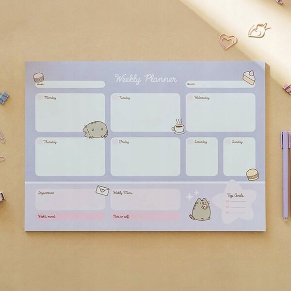Pusheen Pusheen - Planner tygodniowy z kolekcji Moments 54 strony A3 13338373 8435497298579