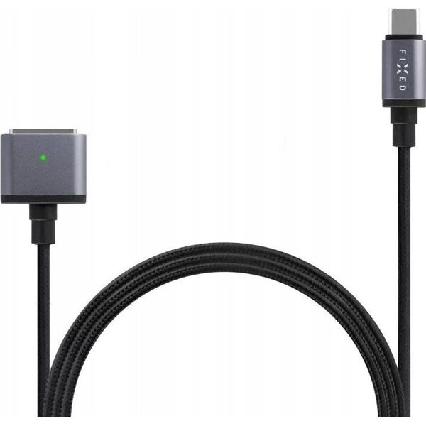 Kabel USB Fixed Kabel do ładowania w oplocie FIXED USB-C/MagSafe 3, 2m, 140W szary - Gwarancja bezpieczeństwa. Proste raty. Bezpłatna wysyłka od 170 zł. 13338741 8591680161041
