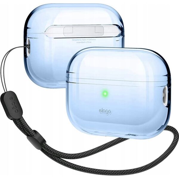 Elago Elago AirPods Pro 2 Nylon Strap TPU Shell Case - etui z paskiem do AirPods Pro 2 niebieskie - Gwarancja bezpieczeństwa. Proste raty. Bezpłatna wysyłka od 170 zł. 13339716 8809863850362