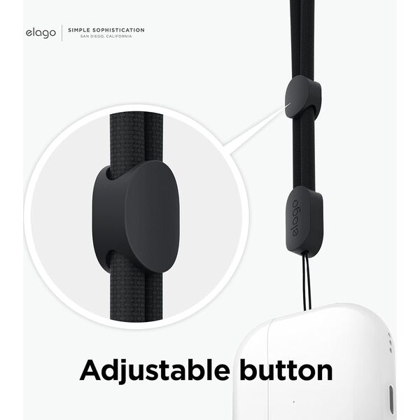 Elago Elago AirPods Pro 2 Nylon Strap TPU Shell Case - etui z paskiem do AirPods Pro 2 lawendowe - Gwarancja bezpieczeństwa. Proste raty. Bezpłatna wysyłka od 170 zł. 13339720 8809863850355