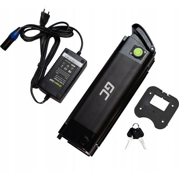 Green Cell Green Cell - Bateria GC Silverfish do roweru elektrycznego E-Bike z ładowarką 24V 11.6Ah 278Wh Li-Ion XLR 3 PIN 13340225 5904326372733