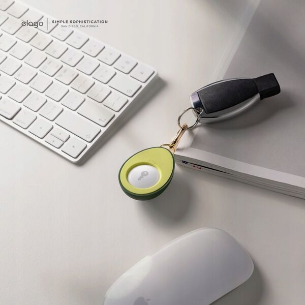 Elago Elago AirTag Avocado Case - etui do AirTag - Gwarancja bezpieczeństwa. Proste raty. Bezpłatna wysyłka od 170 zł. 13340536 8809788482556