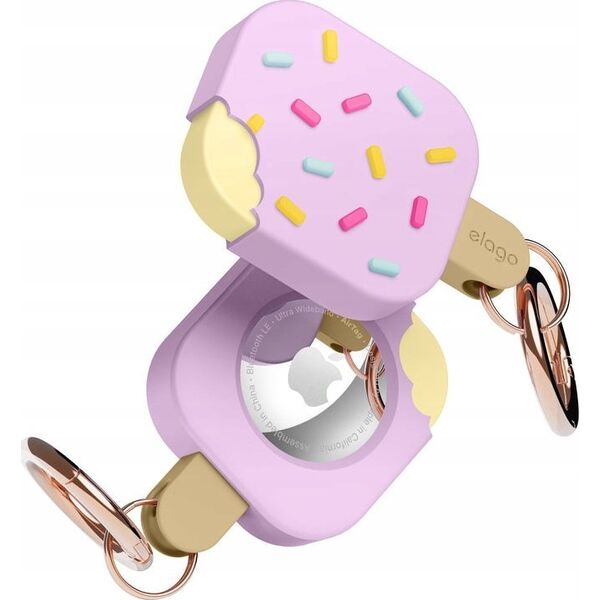 Elago Elago AirTag Ice Cream Case - etui do AirTag lawendowe - Gwarancja bezpieczeństwa. Proste raty. Bezpłatna wysyłka od 170 zł. 13340538 8809863858603