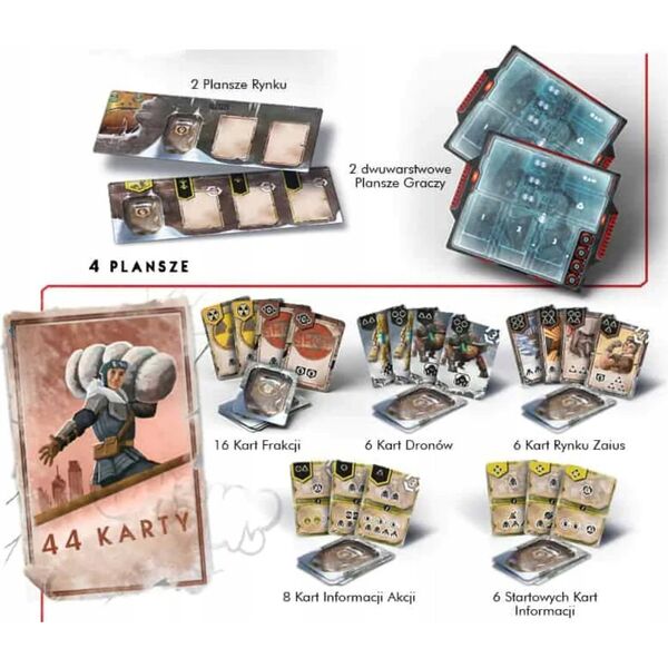 Czacha Games GRA DIVIDE ET IMPERA: CASH AND RAD  dodatek - CZACHA GAMES 13340657 8052282850882