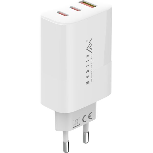 Montis Ładowarka sieciowa USB Typu A + 2x USB Typu C 65W MT124 Montis 13340848 5901811406645