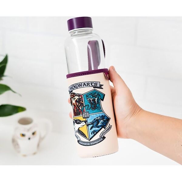Harry Potter Harry Potter - Butelka na wodę ze szkła 500 ml (Hogwarts) 13341510 8435497271923